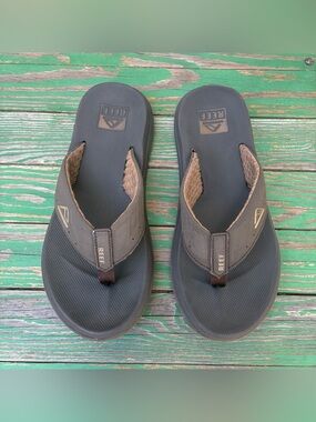Reef Cushion Phantom Mens Flip Flop Sandals Sz 9 Brown Beach Vacation